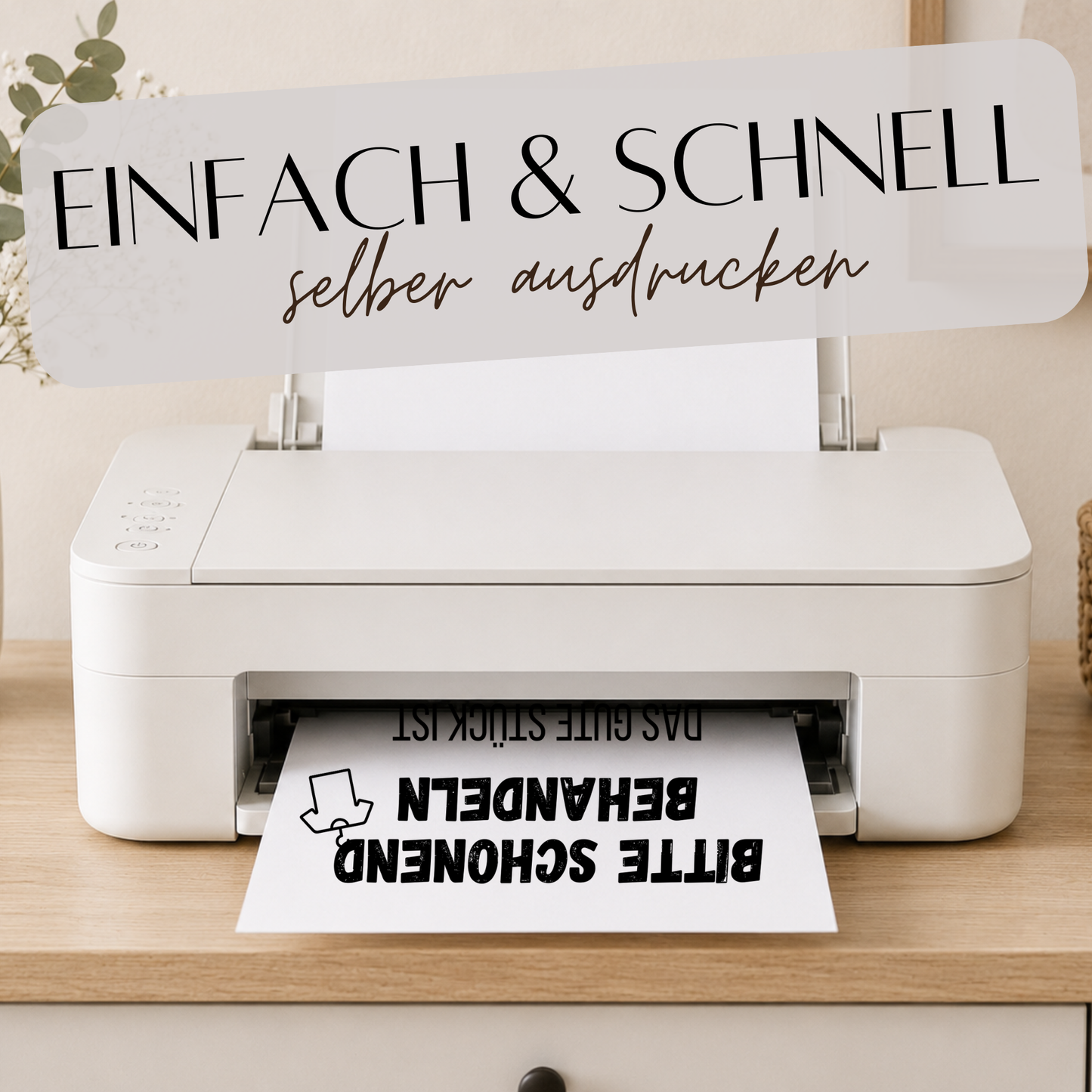Geldgeschenk zum 40. Geburtstag Waschanleitung mit Euro-Scheinen in der Waschwanne und lustigen Pflegesymbolen, digitaler Download als DIN A4 Printable.