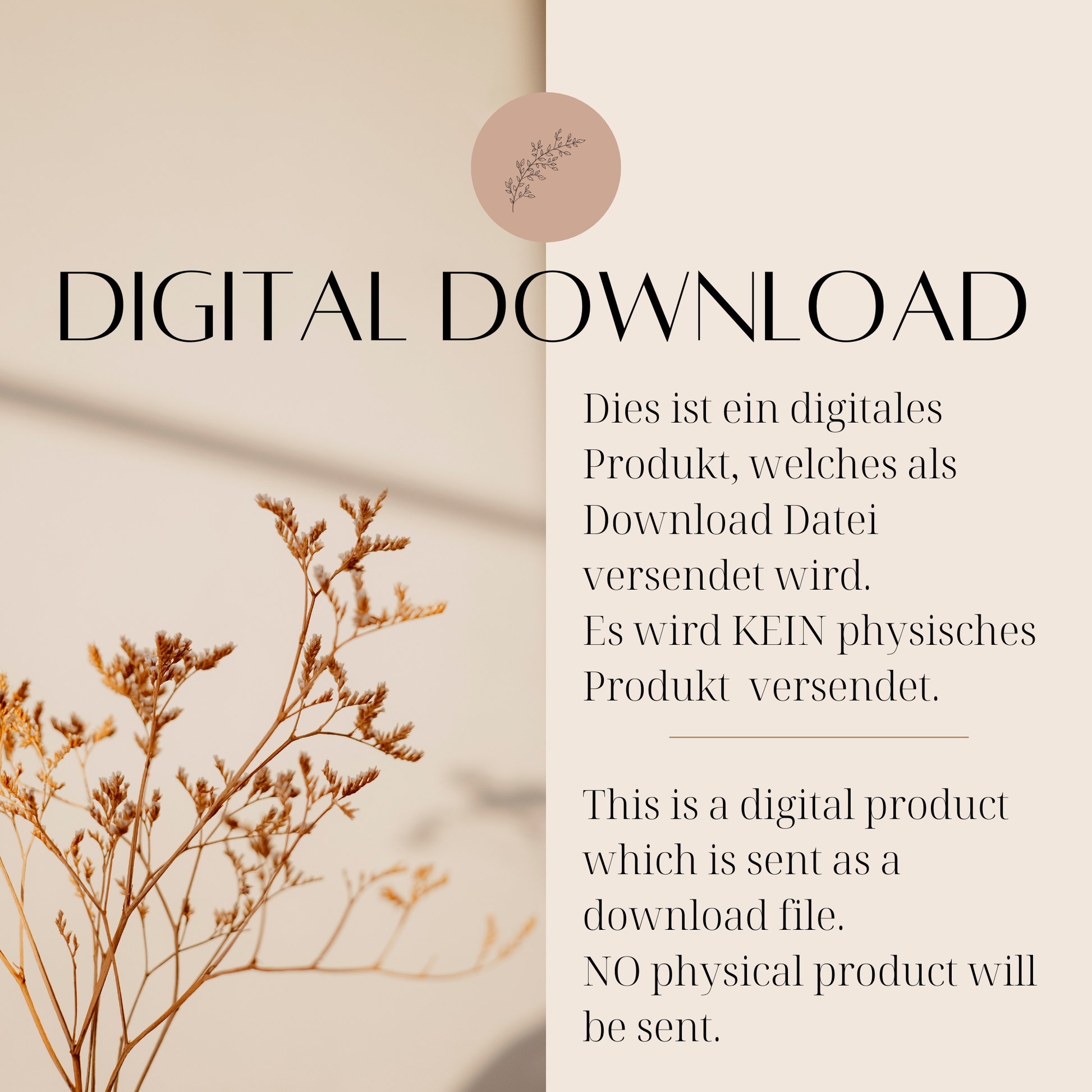 Digital Download - Info