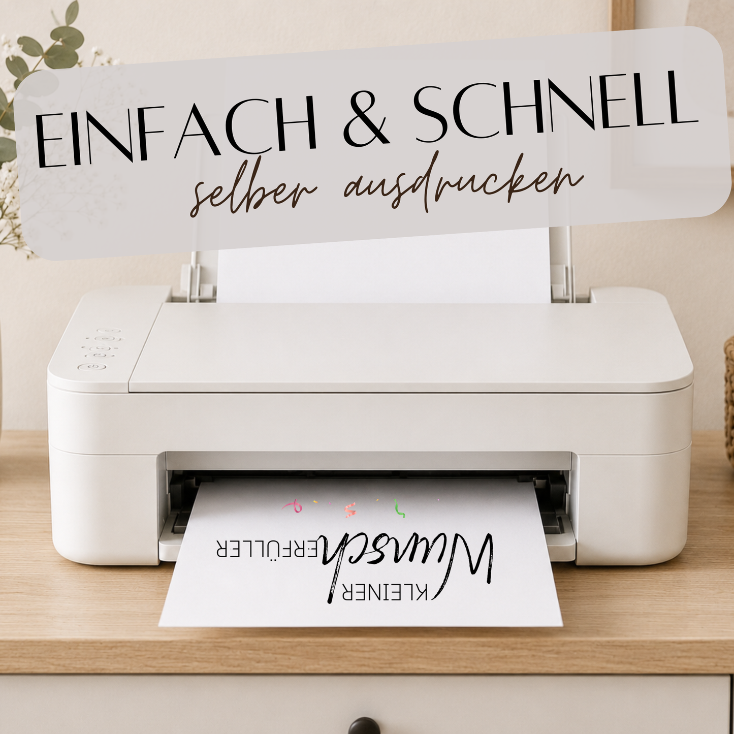 Geburtstag Geldgeschenk Printable mit schwarzer Zahl 18, buntem Konfetti und Herz für Geldschein als Digital Download zum Ausdrucken im DIN A4 Format