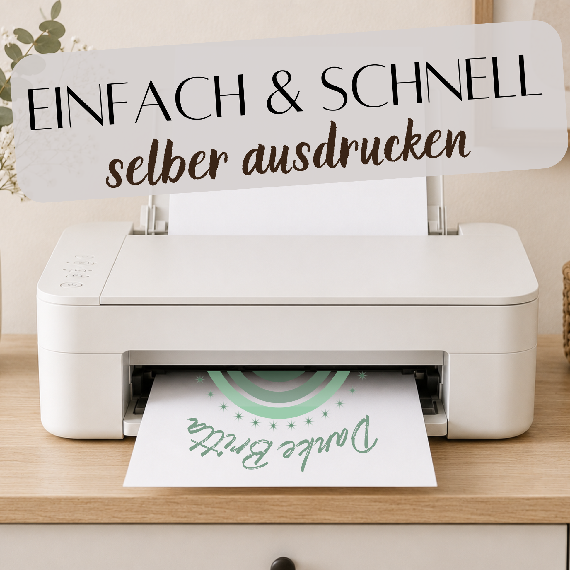 Personalisiertes Abschiedsgeschenk für Erzieherin im Kindergarten als DIN A4 Poster mit grünem Regenbogen, Herz und Dankespruch zum Ausdrucken und Einrahmen.